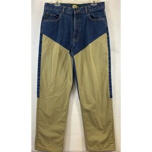 Cabela's Roughneck Upland Hunting Jeans Mens 34 Reg Nylon Reinforced Brush Pants